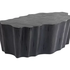 Outlet Couchtisch Tree Stump Schwarz 119X68Cm Tische