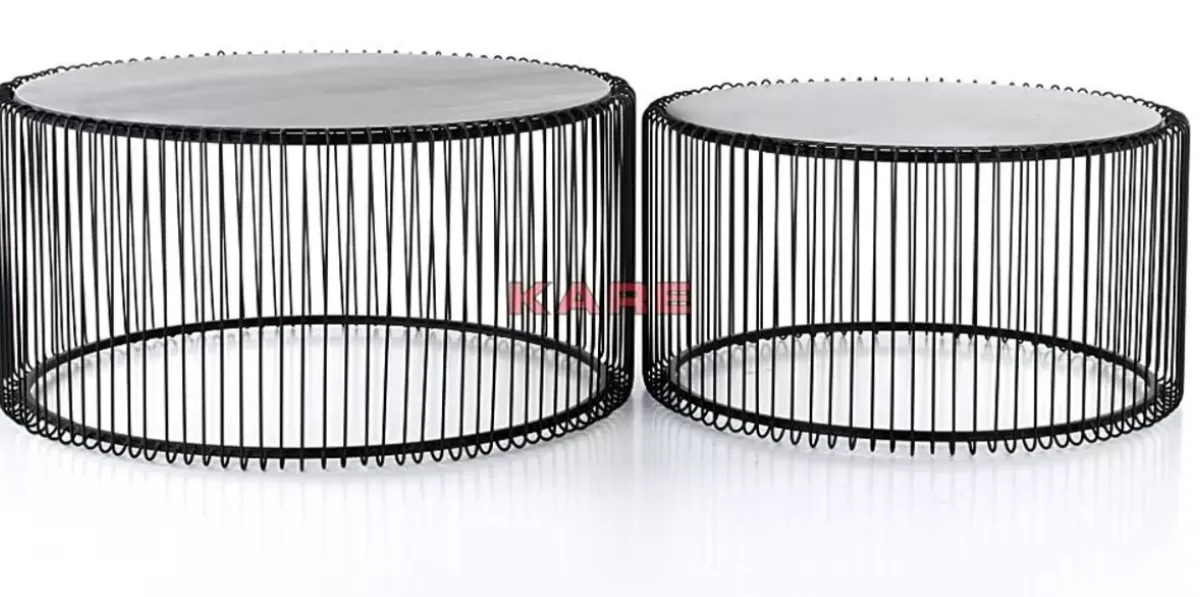 New Couchtisch Wire Black (2/Set) Tische