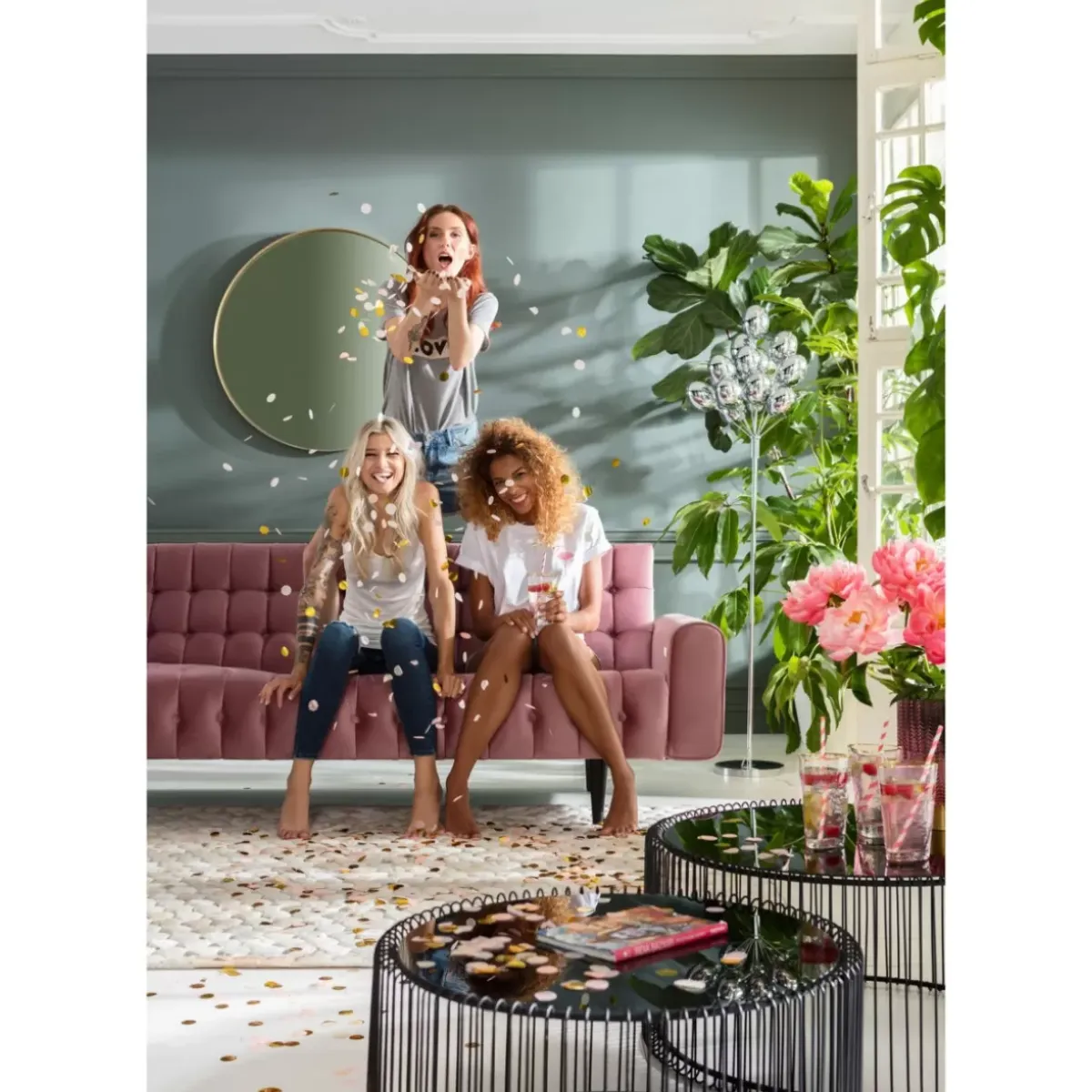 New Couchtisch Wire Black (2/Set) Tische