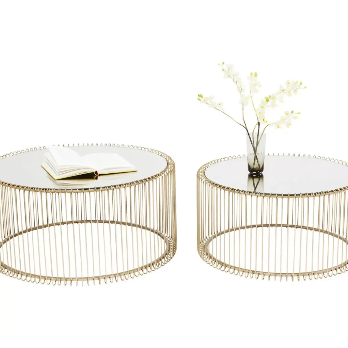 Online Couchtisch Wire Messing (2/Set) Tische