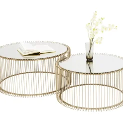 Online Couchtisch Wire Messing (2/Set) Tische