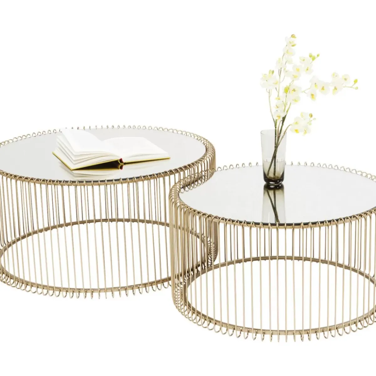 Online Couchtisch Wire Messing (2/Set) Tische