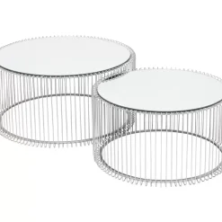 Online Couchtisch Wire Silber (2/Set) Tische