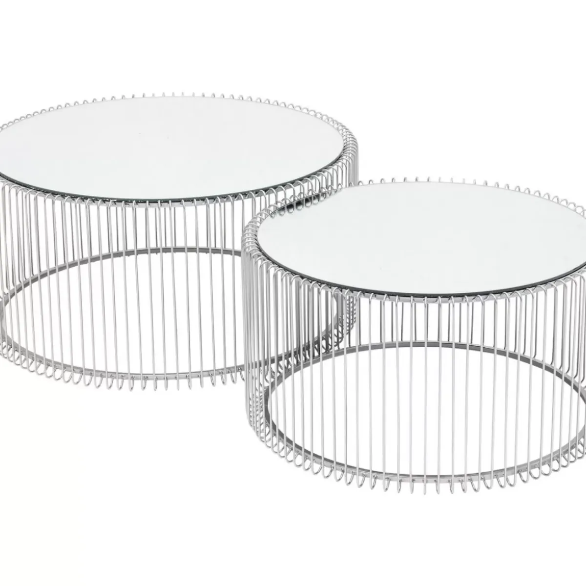 Online Couchtisch Wire Silber (2/Set) Tische