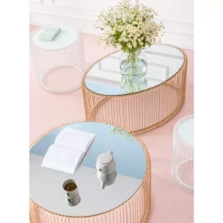 Discount Couchtisch Wire Uno Brass 60X90Cm Tische