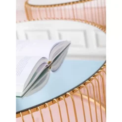 Discount Couchtisch Wire Uno Brass 60X90Cm Tische