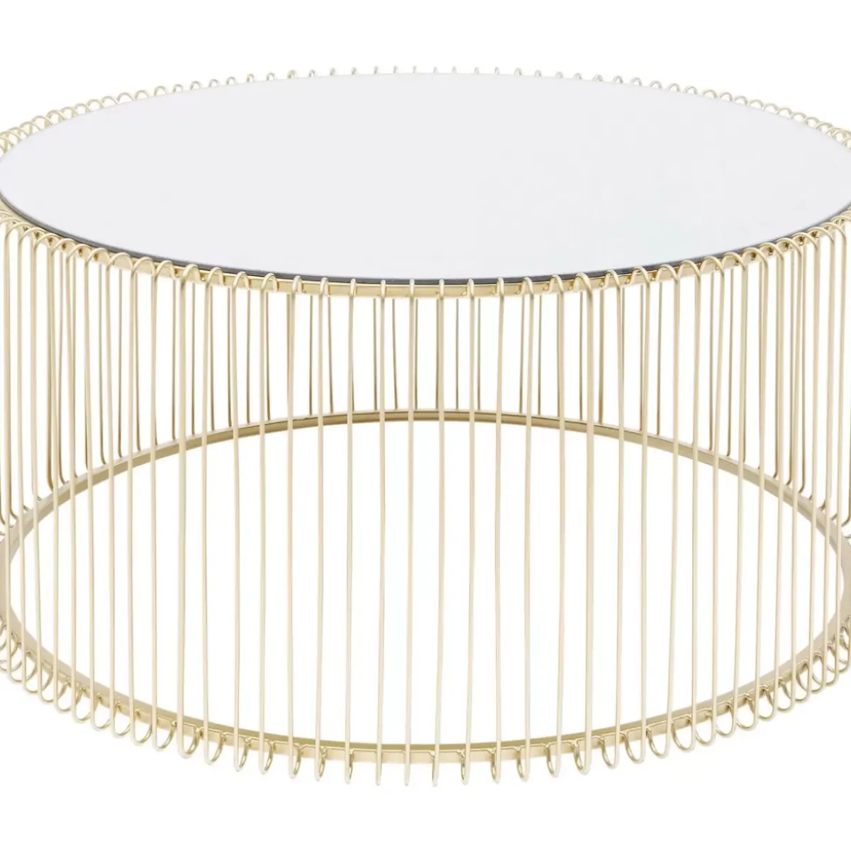 Discount Couchtisch Wire Uno Brass O80Cm Tische