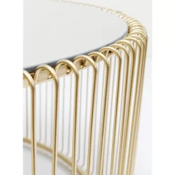 Discount Couchtisch Wire Uno Brass O80Cm Tische