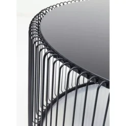 Outlet Couchtisch Wire Uno Schwarz O80Cm Tische
