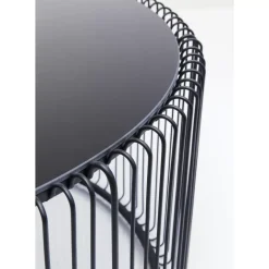 Outlet Couchtisch Wire Uno Schwarz O80Cm Tische