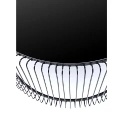Outlet Couchtisch Wire Uno Schwarz O80Cm Tische