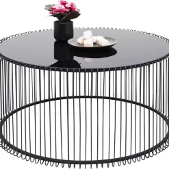 Outlet Couchtisch Wire Uno Schwarz O80Cm Tische