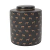 Sale Deckelvase Leoparden Vasen