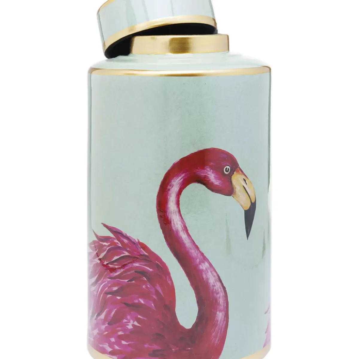 Outlet Deko Dose Flamingos 39Cm Deko & Geschenkartikel