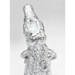 Sale Deko Figur Alligator Silber 39Cm Deko & Geschenkartikel