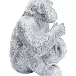 Discount Deko Figur Baby Ape Silber 53 Deko & Geschenkartikel