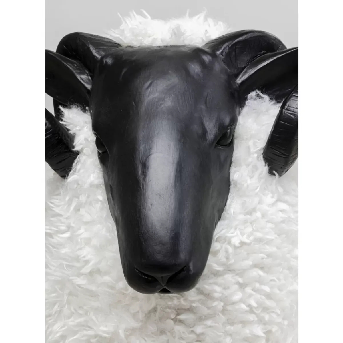 Clearance Deko Figur Bathilde Ram Weis 78Cm Deko & Geschenkartikel