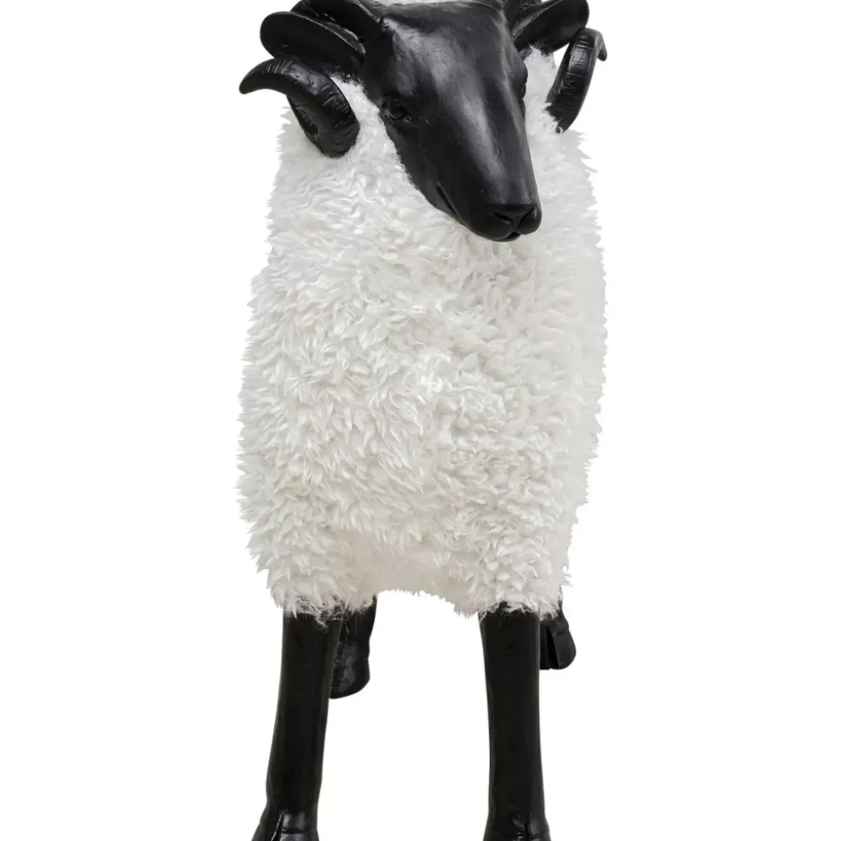 Clearance Deko Figur Bathilde Ram Weis 78Cm Deko & Geschenkartikel