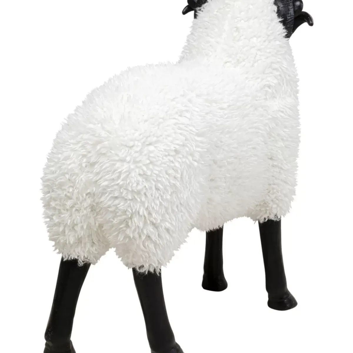 Clearance Deko Figur Bathilde Ram Weis 78Cm Deko & Geschenkartikel