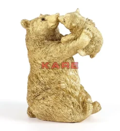 Sale Deko Figur Bear Lucky Mom Gold 27Cm Deko & Geschenkartikel
