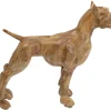 New Deko Figur Bulldog Wood 70X78Cm Deko & Geschenkartikel
