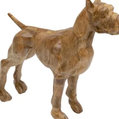 New Deko Figur Bulldog Wood 70X78Cm Deko & Geschenkartikel