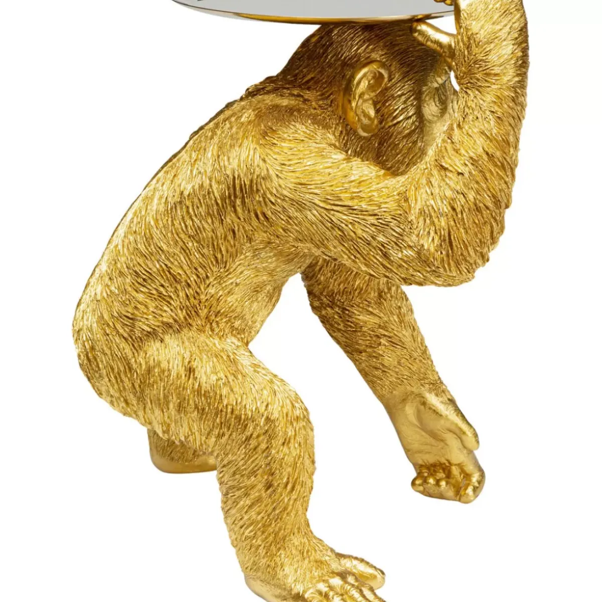 Online Deko Figur Butler Playing Chimp Gold 52Cm Deko & Geschenkartikel