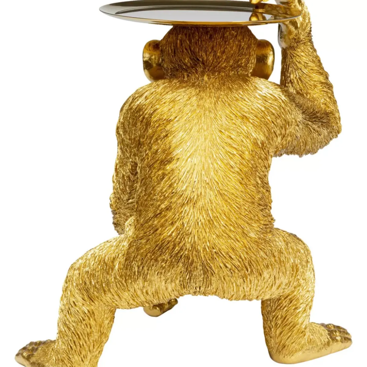 Online Deko Figur Butler Playing Chimp Gold 52Cm Deko & Geschenkartikel