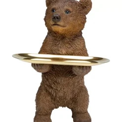Best Deko Figur Butler Standing Bear 35Cm Deko & Geschenkartikel