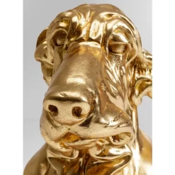 Online Deko Figur Coiffed Dog Gold 52Cm Deko & Geschenkartikel