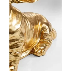 Online Deko Figur Coiffed Dog Gold 52Cm Deko & Geschenkartikel
