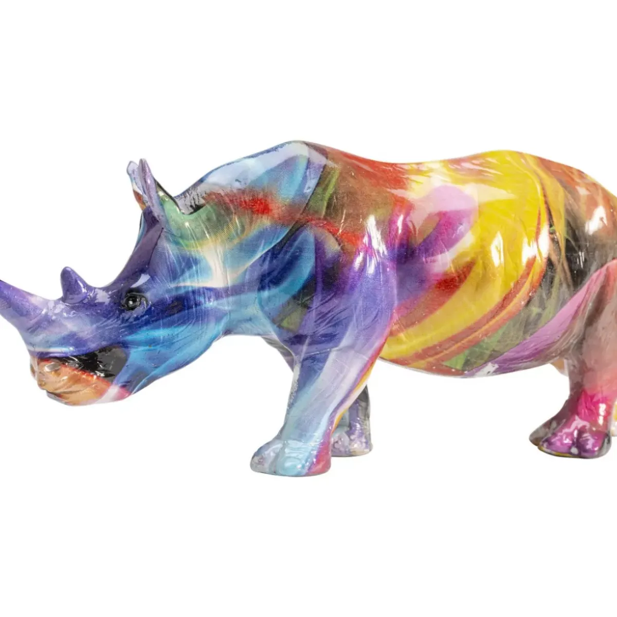 Outlet Deko Figur Colored Rhino Deko & Geschenkartikel