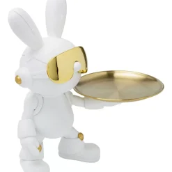 New Deko Figur Cool Bunny Tray 27Cm Deko & Geschenkartikel