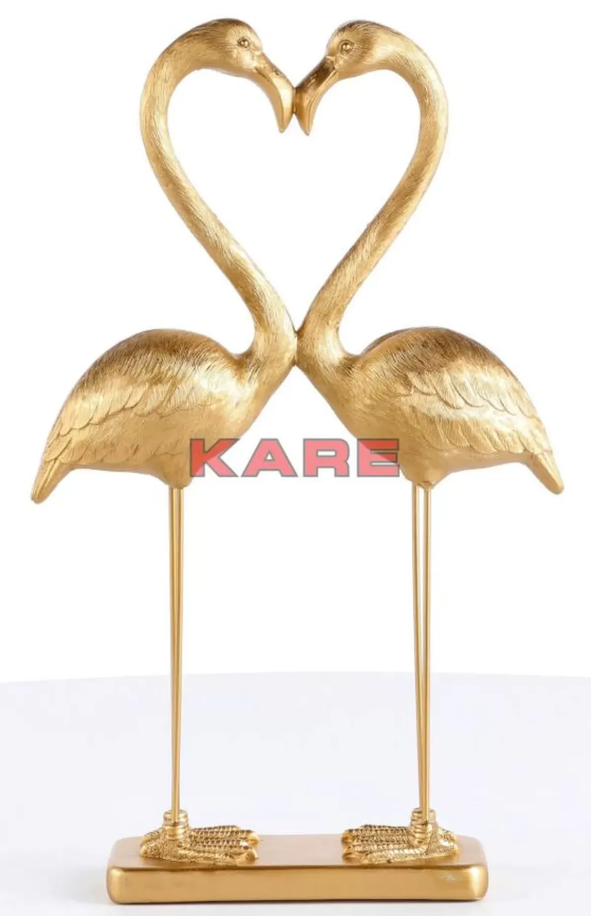 Outlet Deko Figur Flamingo Love Gold 63Cm Deko & Geschenkartikel