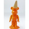 Sale Deko Figur Gelato Bear Orange 40Cm Deko & Geschenkartikel