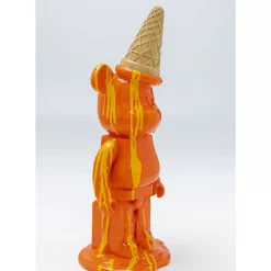 Sale Deko Figur Gelato Bear Orange 40Cm Deko & Geschenkartikel