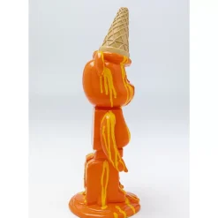 Sale Deko Figur Gelato Bear Orange 40Cm Deko & Geschenkartikel