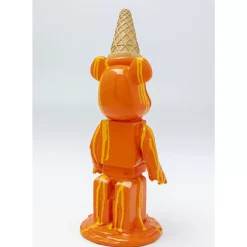 Sale Deko Figur Gelato Bear Orange 40Cm Deko & Geschenkartikel