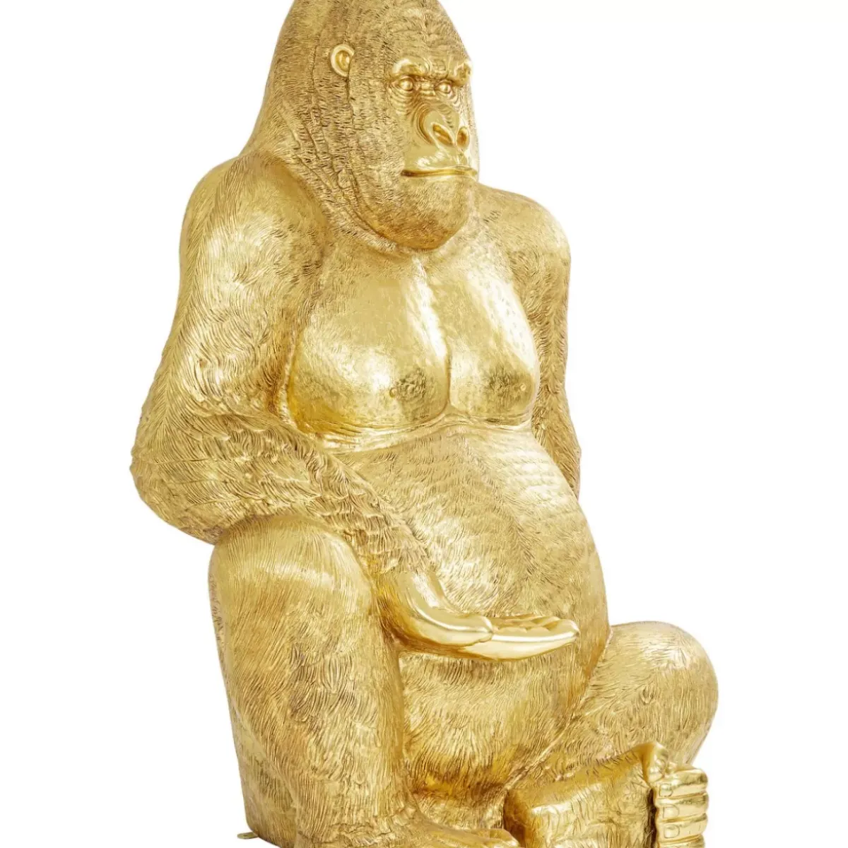 Clearance Deko Figur Gorilla Gold Xxl 249 Deko & Geschenkartikel