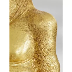 Outlet Deko Figur Gorilla Gold Xl 180 Deko & Geschenkartikel