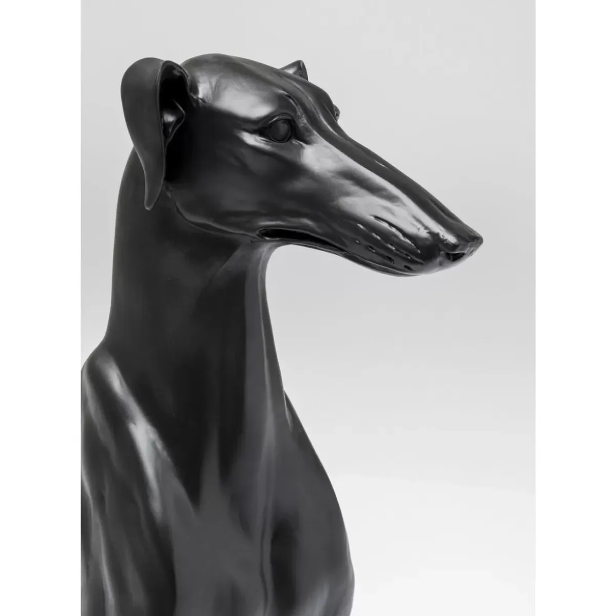 Sale Deko Figur Greyhound Bruno Schwarz Matt 80Cm Deko & Geschenkartikel