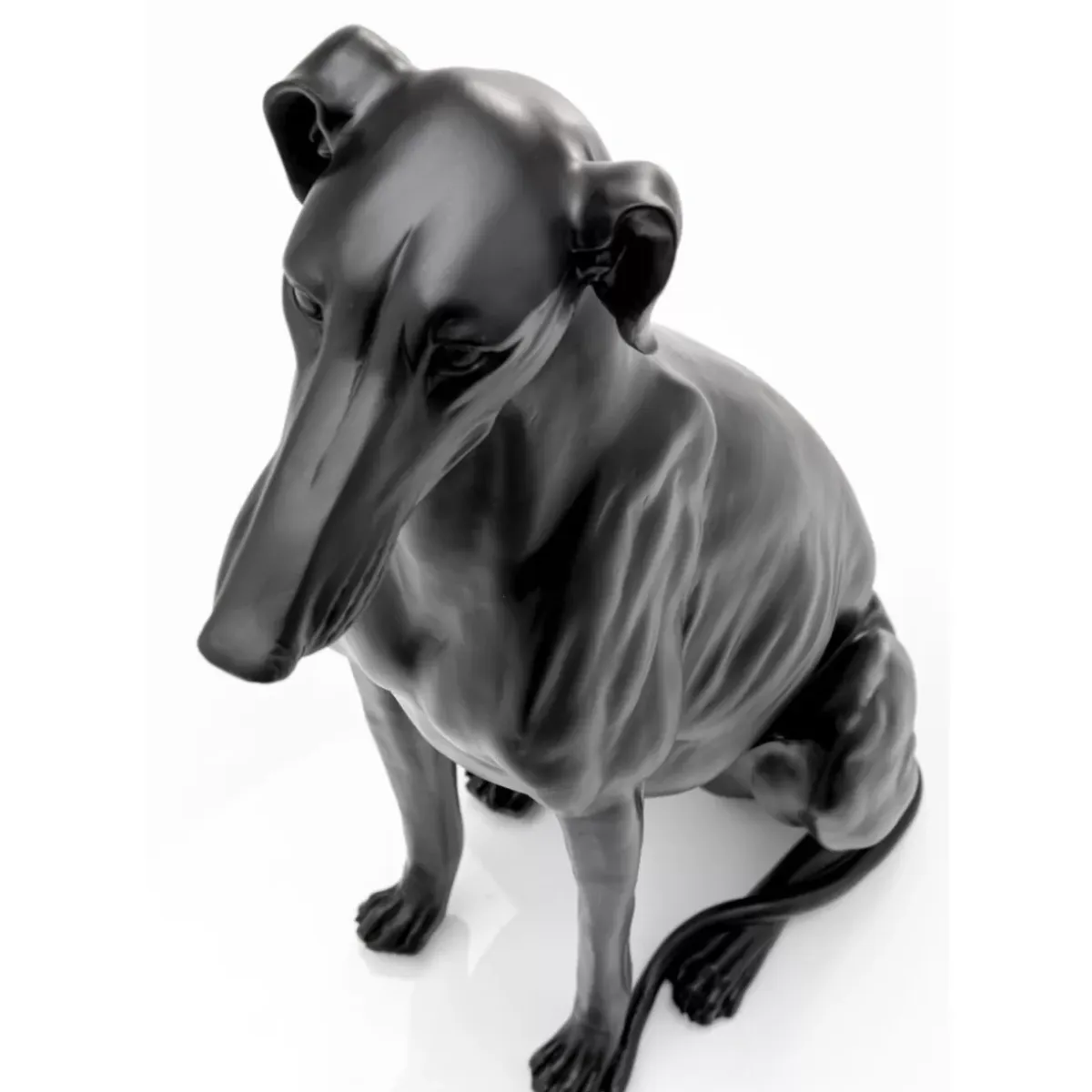 Sale Deko Figur Greyhound Bruno Schwarz Matt 80Cm Deko & Geschenkartikel