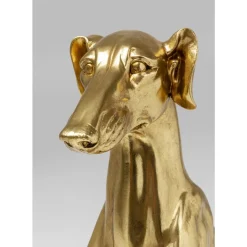 Deko Figur Greyhound Bruno Gold 80Cm Deko & Geschenkartikel