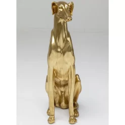 Deko Figur Greyhound Bruno Gold 80Cm Deko & Geschenkartikel