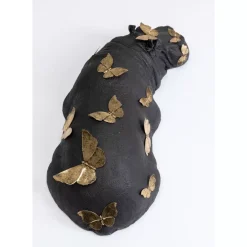 Deko Figur Hippo Butterflies 35Cm Deko & Geschenkartikel