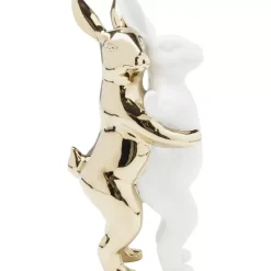 New Deko Figur Hugging Rabbits Medium Deko & Geschenkartikel