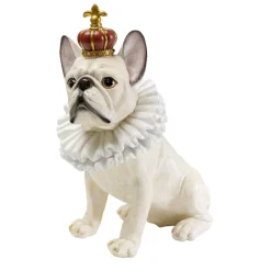 Best Deko Figur King Dog Weis 33Cm Deko & Geschenkartikel