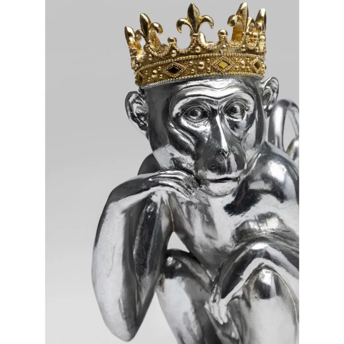 Outlet Deko Figur King Lui Silber 35 Deko & Geschenkartikel
