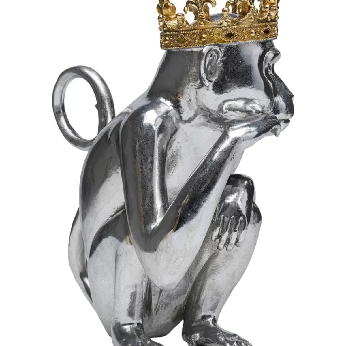 Outlet Deko Figur King Lui Silber 35 Deko & Geschenkartikel