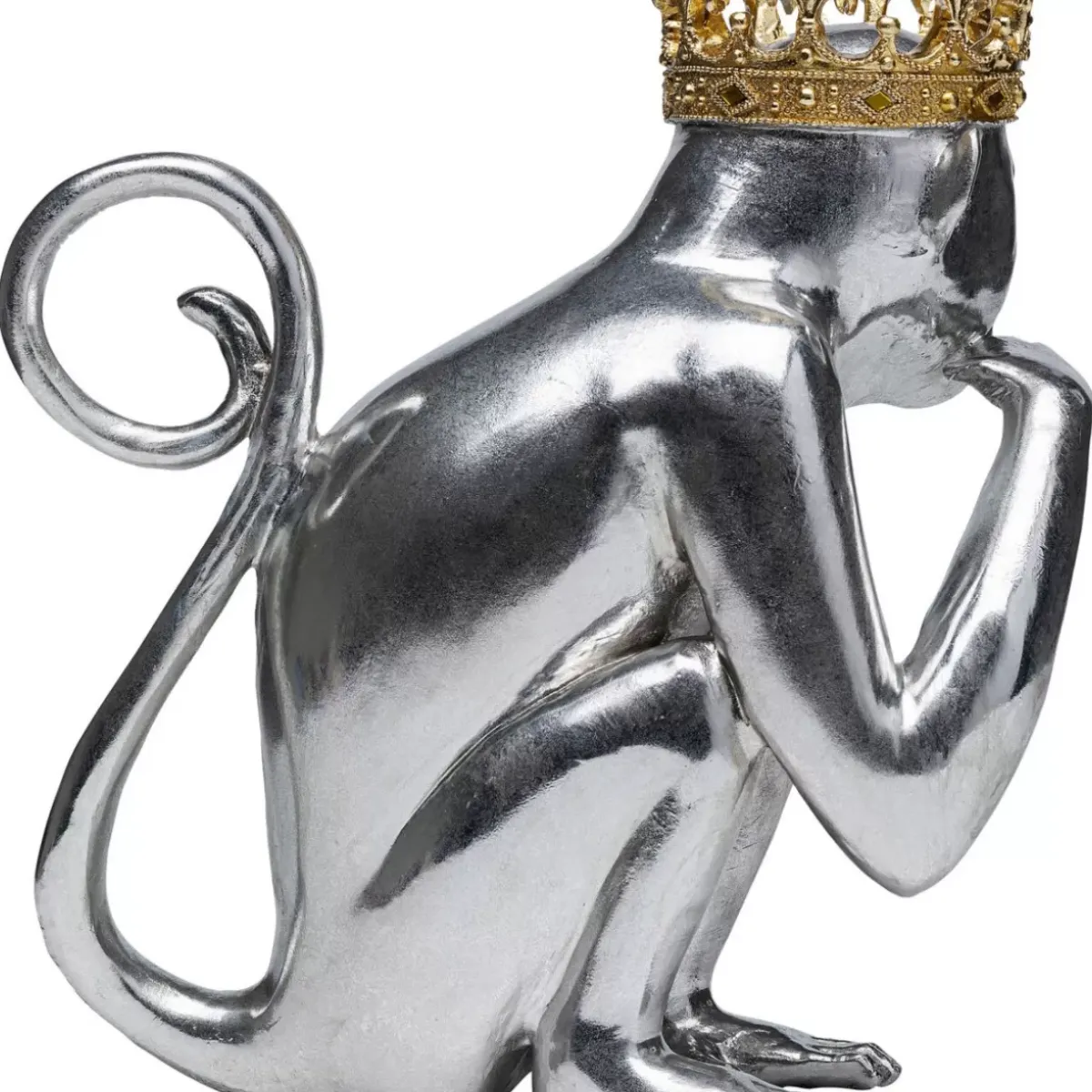 Outlet Deko Figur King Lui Silber 35 Deko & Geschenkartikel